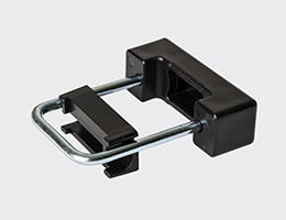 Clamps for pole of panel fence 50x50